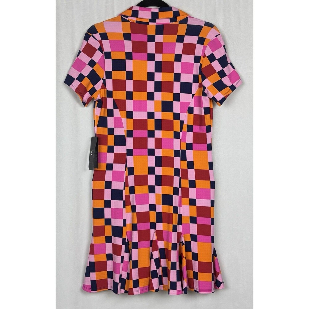 IBKUL Women's Size Small Short Sleeve Godet Annalise Golf Dress - Picture 4 of 7